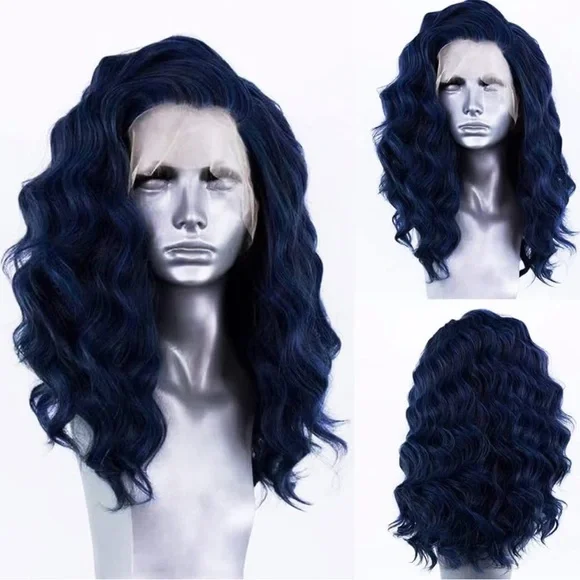 - 💫 12” BLUE WAVY LACE FRONT WIG💫 *NEW*🆕🆕🆕